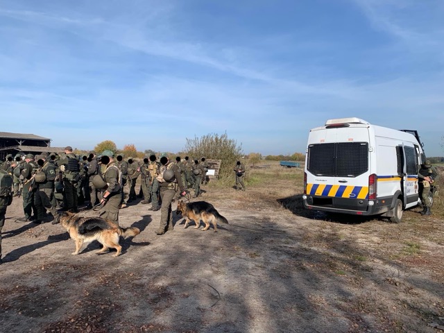 Koulutus Ukrainan kansalliskaartin kanssa käynnissä