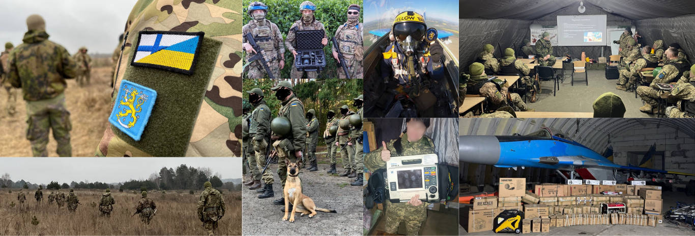 Kuvakollaasi yhdistyksen toiminnasta